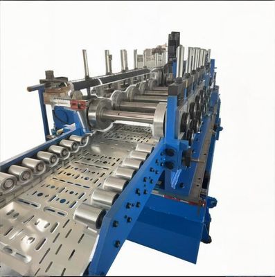 satın al Kablo Tepsi Sistemi Makinesi Özel Tasarımlı CU Kanal Kablo Tepsi Rulo Formasyon Makinesi online manufacture