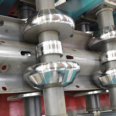 satın al 25mm - 63.5mm Otoyol koruma rayı şekillendirme makinesi çelik rulo şekillendirme makinesi online manufacture