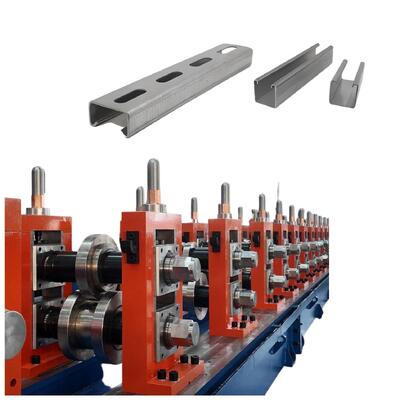 Yüksek Üretimli Rack Roll Forming Makinesi C Güneş Strut Kanal Roll Forming Makinesi